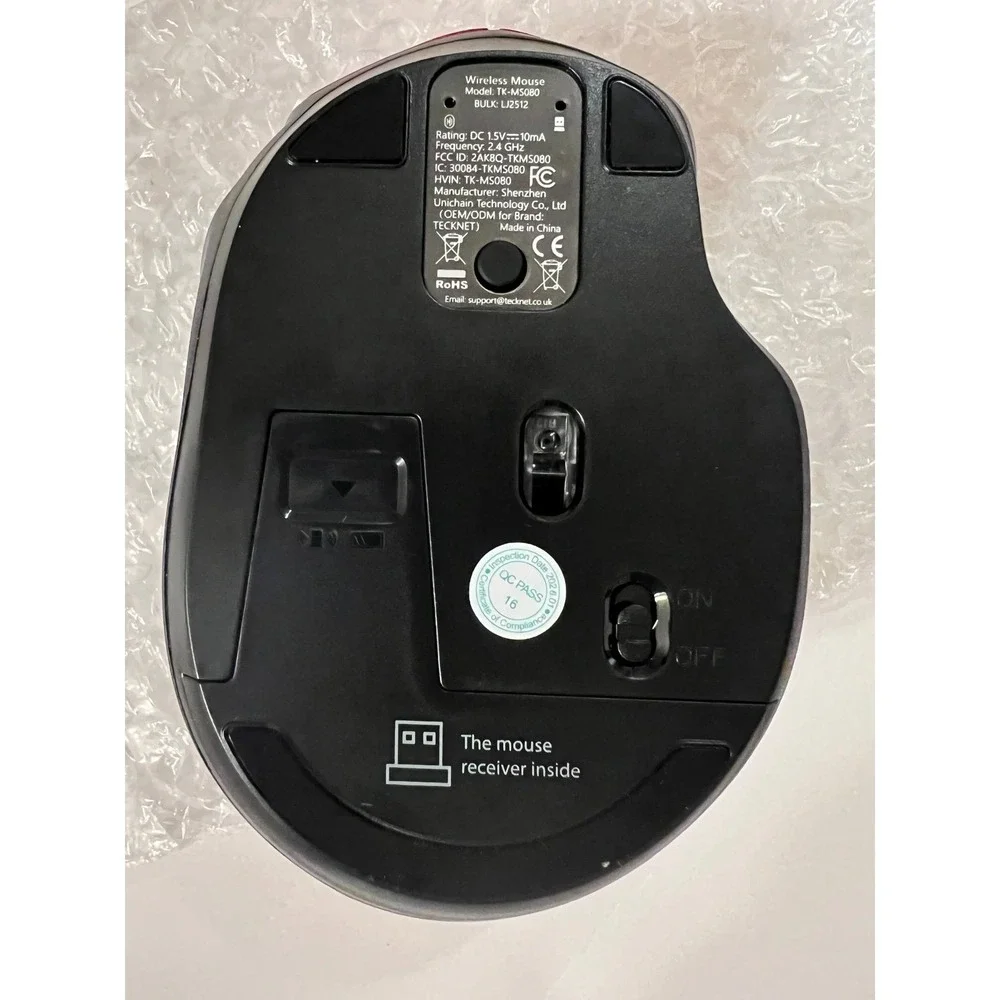 Tecknet Wireless red mouse (x-67)
